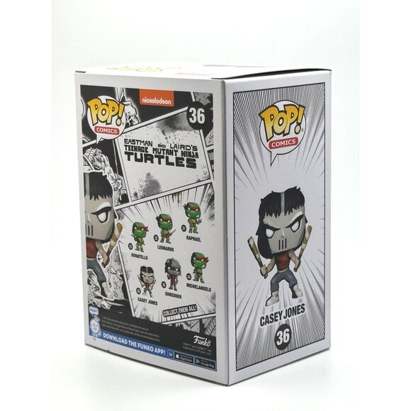 Funko Pop Teenage Mutant Ninja Turtles Casey Jones #36 PX Previews - Picture 4 of 5